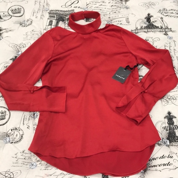 Trouve Cutout Turtleneck Top - Picture 7 of 7